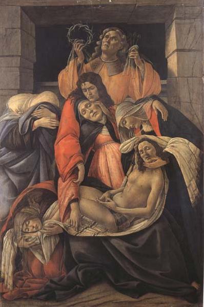 Sandro Botticelli Lament for Christ Dead